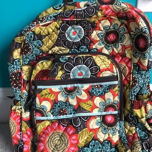 Vera Bradley Floral Backpack 💚🤎🧡